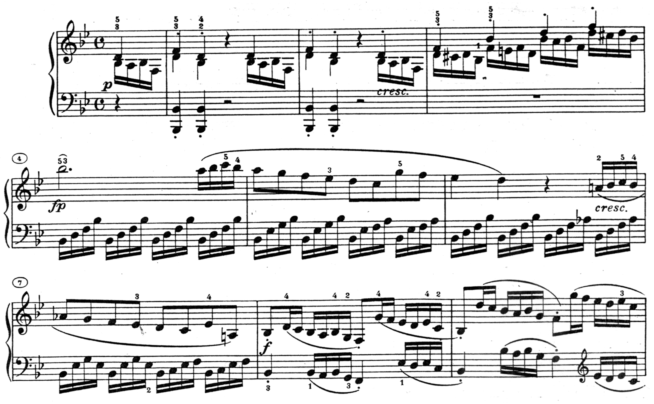 谱例10:贝多芬《钢琴奏鸣曲op.22》